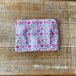Carteira Pastel Goth Coin Purse com zíper Kawaii Pastel Wallet Carteira Pastel Goth Bolsa Pastel Kawaii Bolsa Estética Carteira Bolsa com zíper