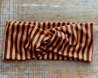 Halloween Stretch Headbands Knotted Headbands Twist Headband Stretchy Soft Halloween Headband Halloween Headband Headwrap