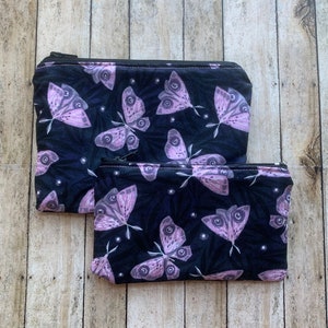 Cartera con forma de polilla y linterna, conjunto de monedero, bolsa rosa con forma de polilla, monedero, billetera con forma de polilla de colores, portadocumentos, billetera de tela, bolsos con cremallera con forma de polilla y linterna