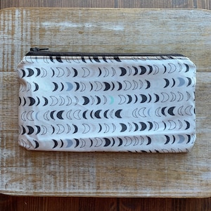 Monedero Celestial Monedero Lunar Monedero Monedero de Fase Lunar Monedero de Tela Porta DNI Monedero con Cremallera Celestial Monedero de Regalo de Fase Lunar
