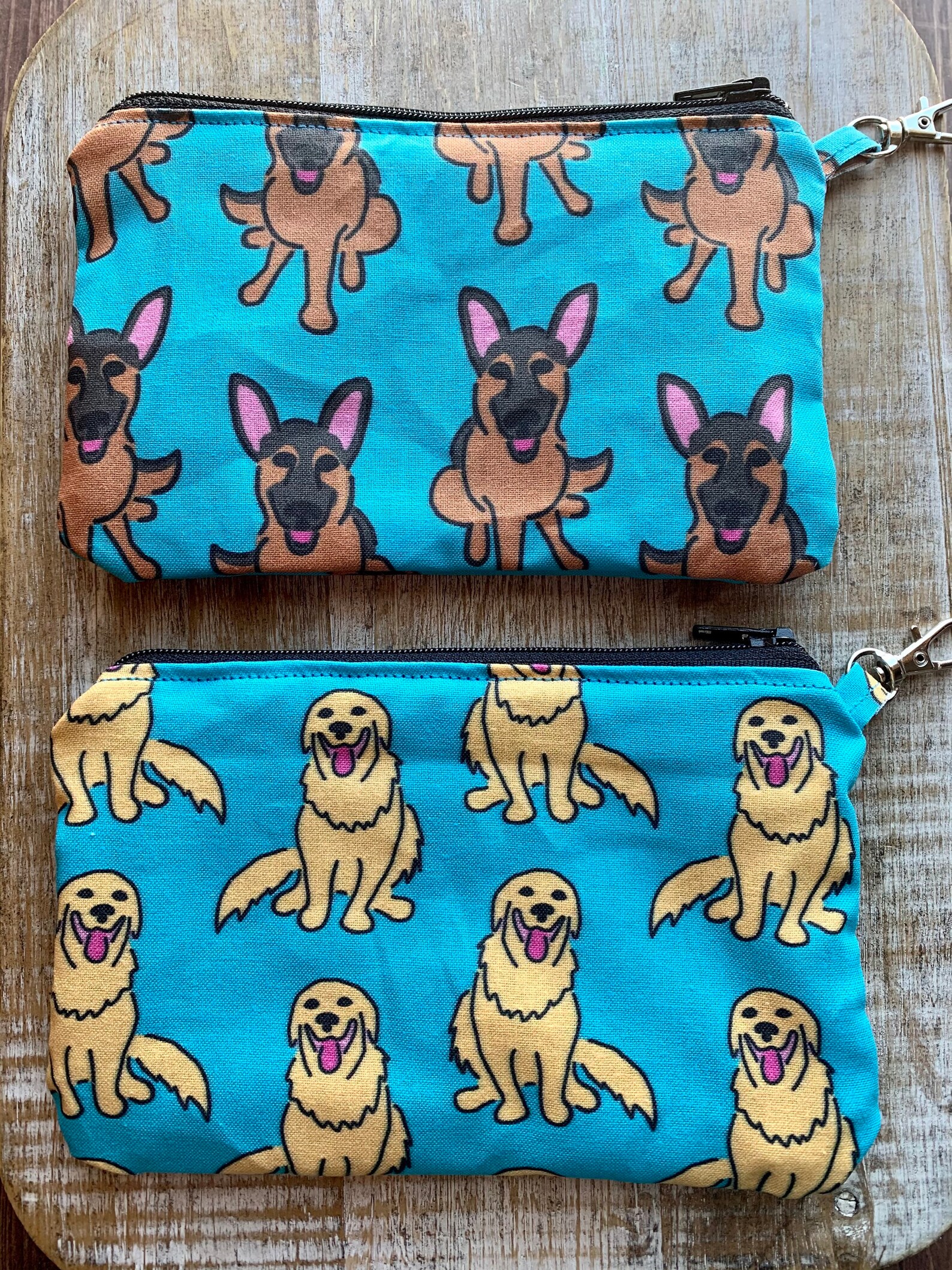 Dog Wallet Purse German Shepherd Keychain Bag Coin Purse Dog Etsy