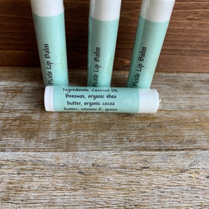 Pickle Lip Balm Eco Friendly Lip Balms Natural Plastic-free Packaging Zero Waste Chapstick Earth Friendly Sustainable Biodegradable Pickle image 9