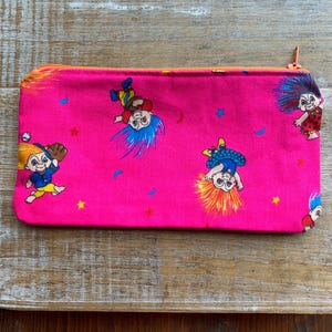 Neon Wallet 1990s Wallet Bright Coin Bag Coin Purse Nostalgic Bag Y2K Wallet ID Holder Fabric Wallet Kidcore Bags Neon Zippered Bag