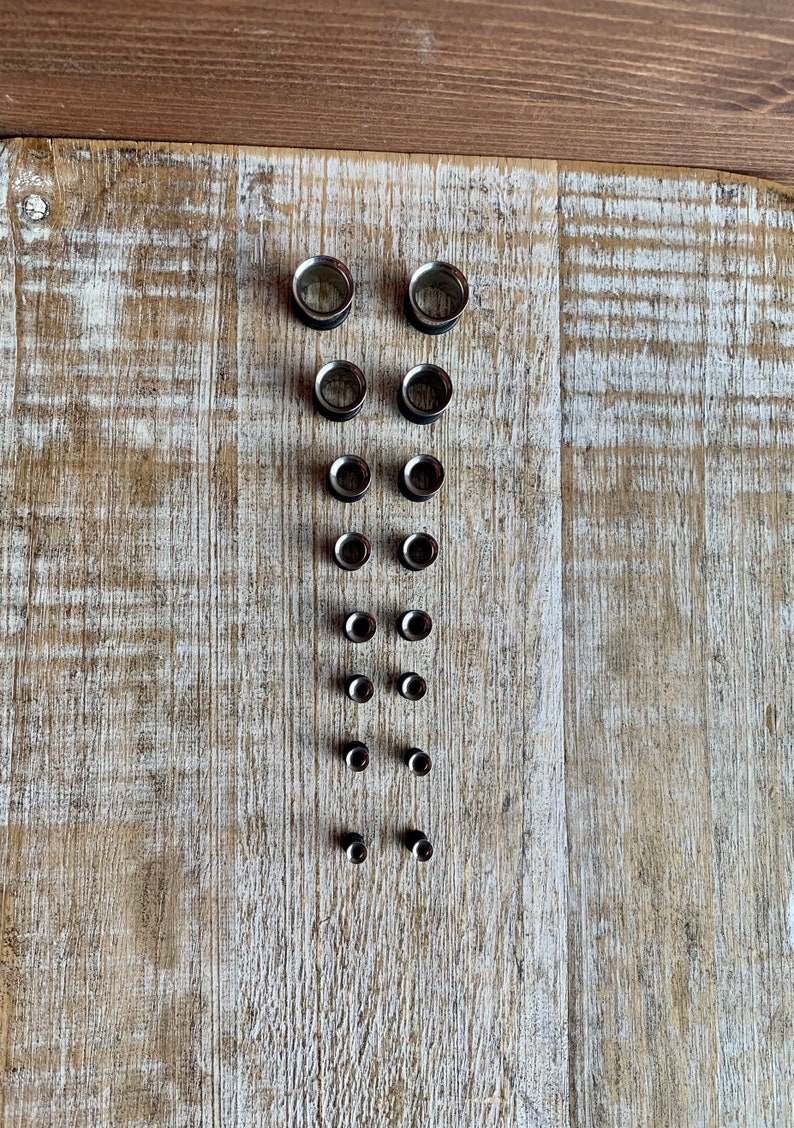 Surgical Steel Tunnel Gauges 14g00g /Taper Sets / Tunnels / Etsy