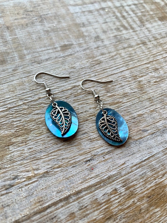 Orecchini In Legno A Goccia - Gioielli - Orecchini - Di Imperfetto... | Su MissHobby - Foto 2