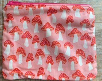 Kosmetyczka Mushroom Cottagecore Brelok do kluczy Kosmetyczka Snail Saszetka na zamek błyskawiczny Etui na identyfikator Portfel na zamek błyskawiczny Hippie Cottagecore Saszetka na zamek błyskawiczny