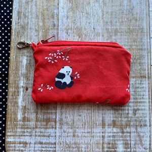 Panda Brieftasche Geldbörse Cartoon Schlüsselanhänger Tasche Geldbörse Kosmetiktasche China Brieftasche ID Halter Stoff Brieftasche Panda Liebhaber Geschenk Panda Geldbörse
