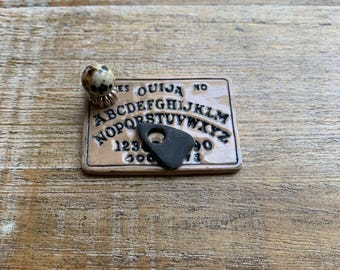 Gemstone Fortune Teller Ball Miniature 1:12 CRYSTAL Ball Dalmatian Jasper Ouija Board Dollhouse Mini Halloween Scene Fairy Gazing Ball Witch