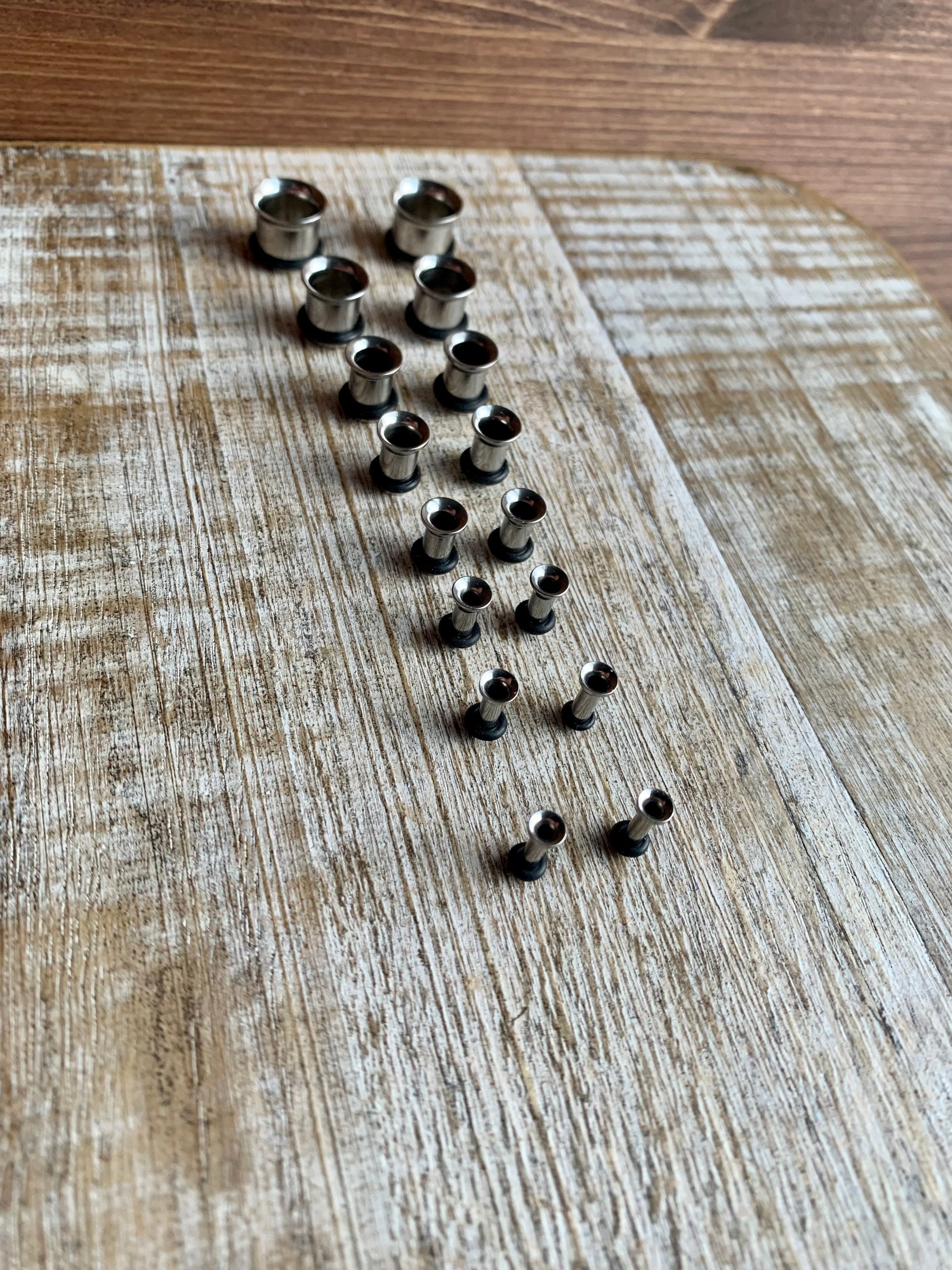 Surgical Steel Tunnel Gauges 14g00g /Taper Sets / Tunnels / Etsy