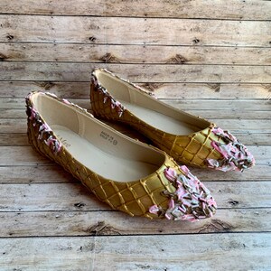 Neapolitan Ice Cream Shoes Sprinkles Flats Bella Marie Flats Size 8.5 Ice Cream Shoes Ice Cream Flats Neapolitan Ice Cream Sprinkles Shoes