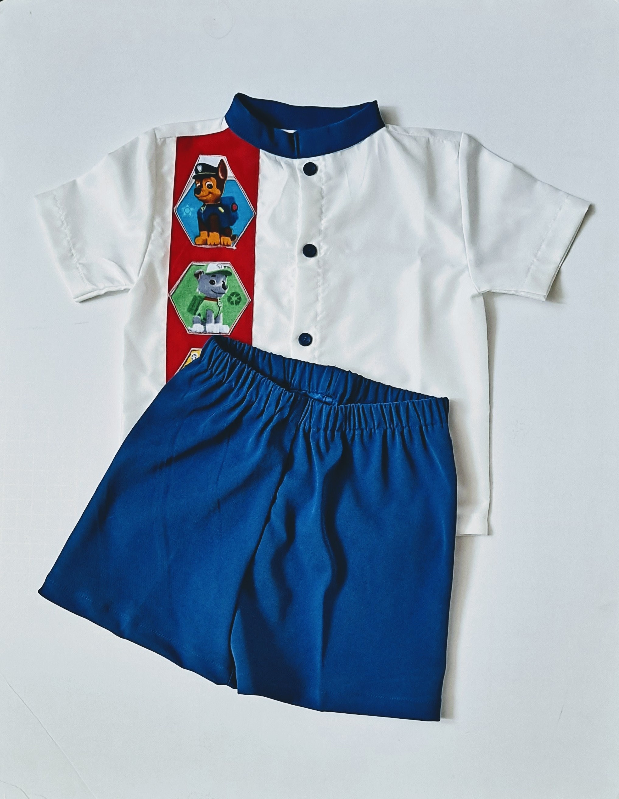 Original and Unique Boy Paw Patrol outfit, super cute Include shirt and shorts