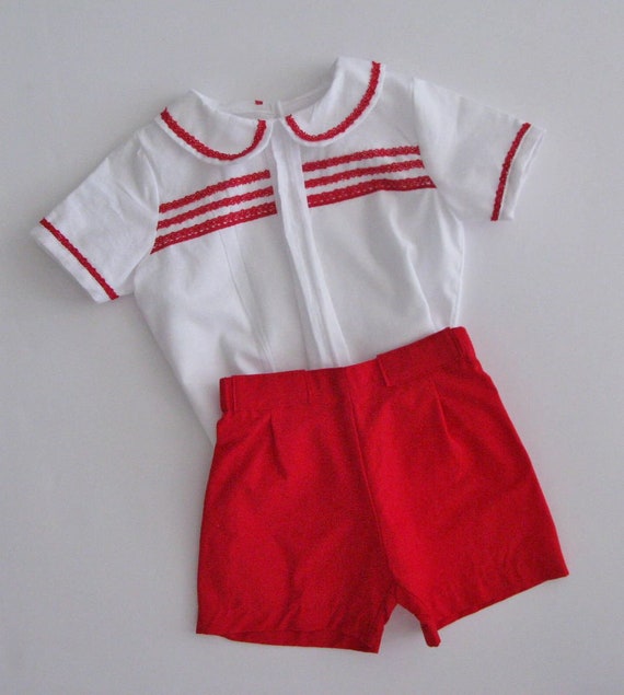 red baby boy clothes