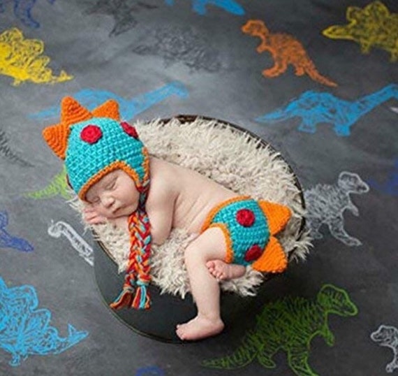 pic Newborn Dinosaur Photoshoot etsy