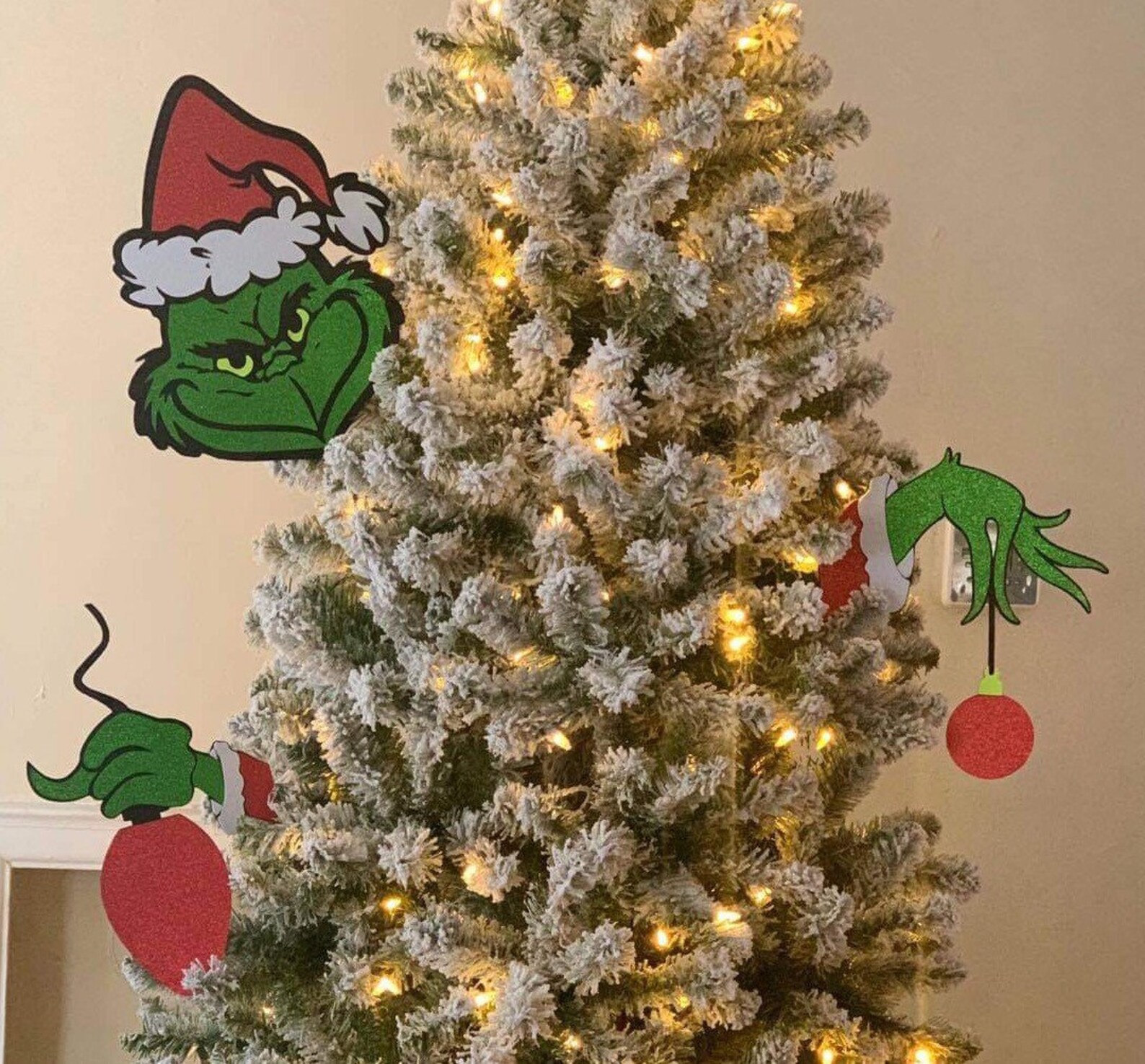 Grinch Tree Topper / Ornaments Etsy