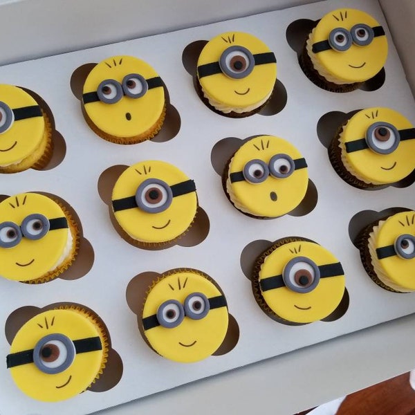Minion Cupcake Etsy