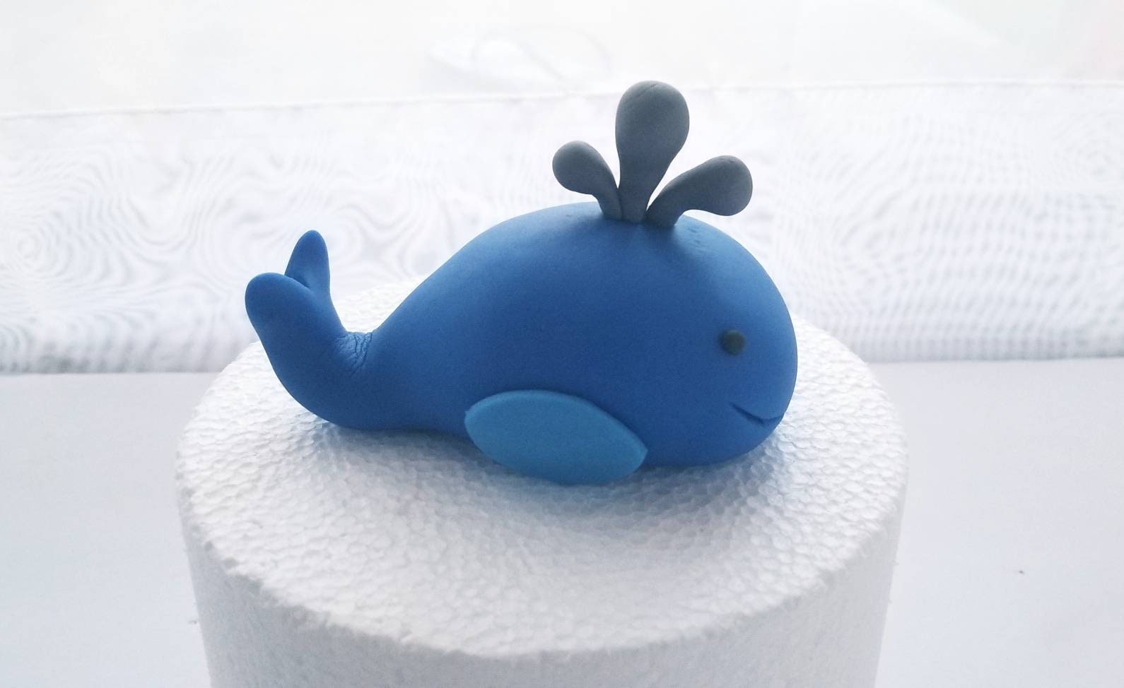 Whale Fondant Cake Topper Baby Whale Fondant Topper Etsy