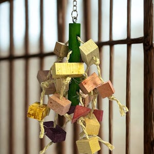 The Block Party - Juguetes masticables con sabor a frutas para conejos, cobayas, jerbos, hámsteres, chinchillas, ratas, ratones y pájaros