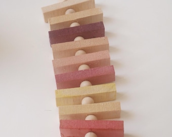 Ladder of Flavors (Medium) - Fruit Flavored Chew Toys for Rabbits, Guinea Pigs, Chinchillas, Gerbils, Hamsters, Rats, Mice, and Birds