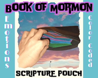 Book of Mormon Scripture Pouch: Color-Coded Verses for Emotions