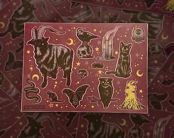 My Familiar Sticker Sheet