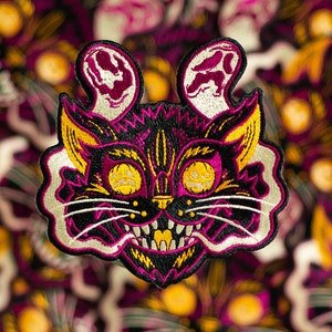 Halloween Eyes Embroidered Patch