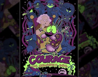 Courage the Cowardly Dog Poster