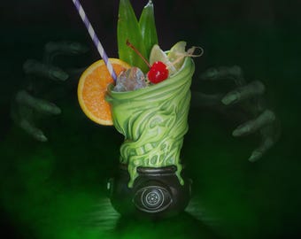 Keramische Tiki-mok Cauldron of Spirits