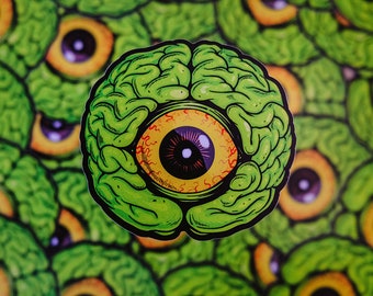Eye Brain Sticker