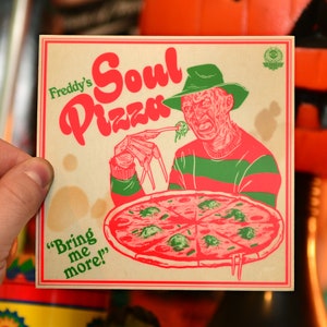 Freddy's Soul Pizza Box Sticker