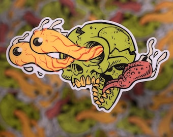 Fink Skull Sticker