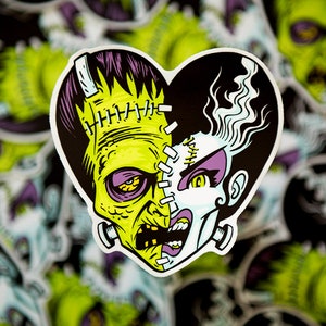 FrankenHeart Sticker