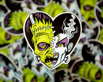 FrankenHeart Sticker