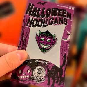 Teufel Halloween Hooligan Emaille Pin