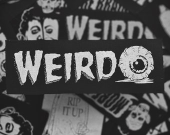 WeirdO Stoff Canvas Aufnäher