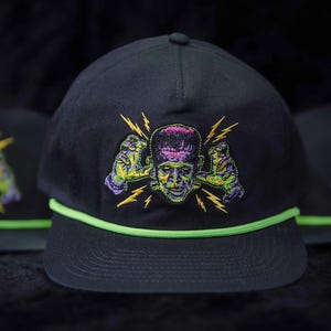 Frankenstein Flat Brim Snapback Hat