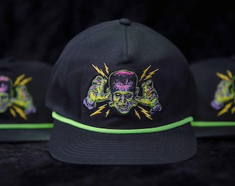 Frankenstein Flat Brim Snapback Hat