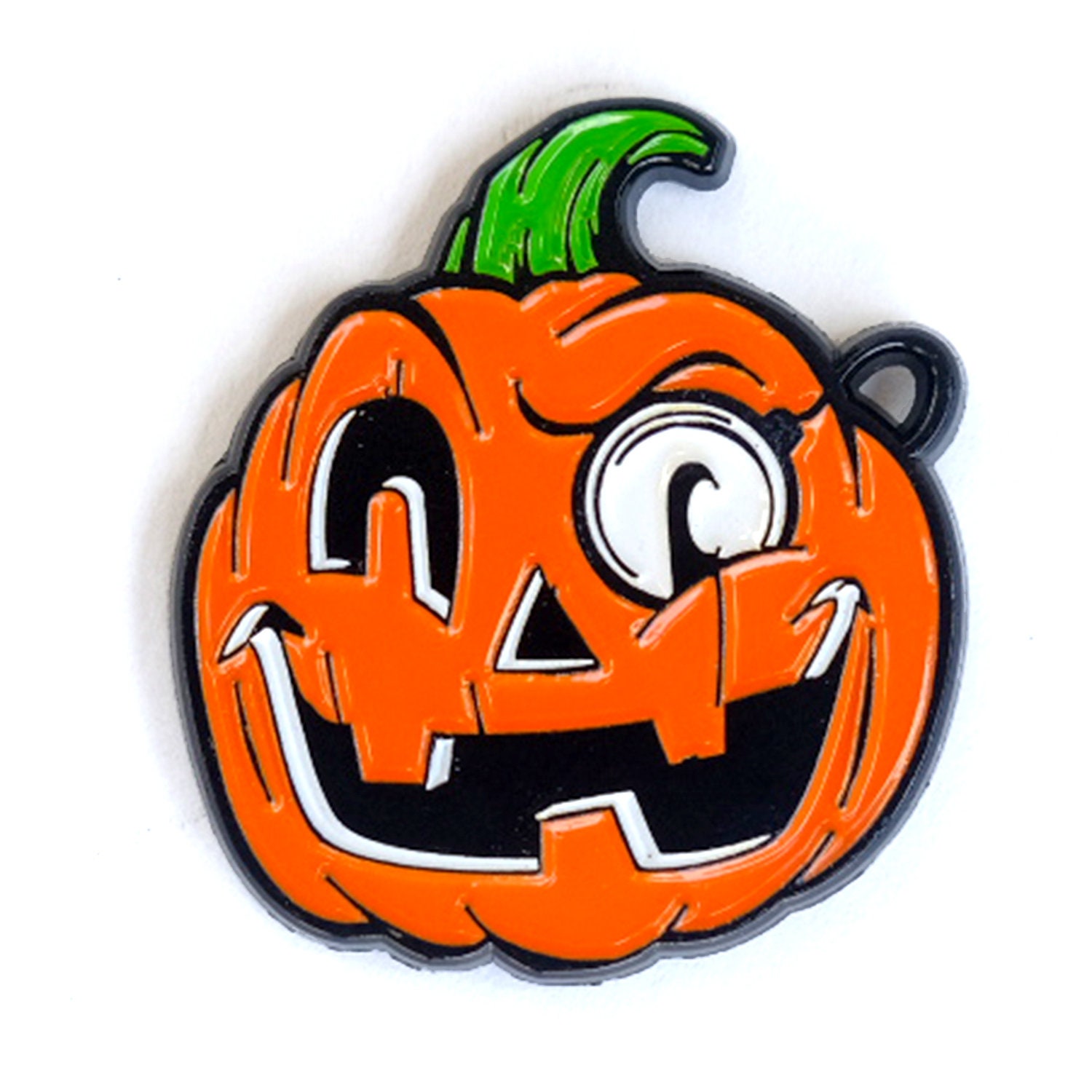 Retro Halloween Hooligan Jack O Lantern Enamel Pin - Etsy