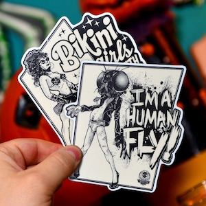 Stay Sick Cramps Aufkleber Set