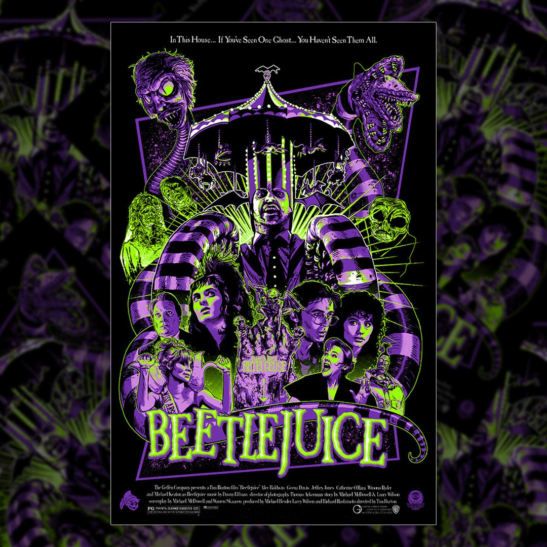 Beetlejuice Poster - Etsy