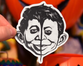 Mad-Fits Misfits / Mad Magazine Alfred E Neuman Sticker