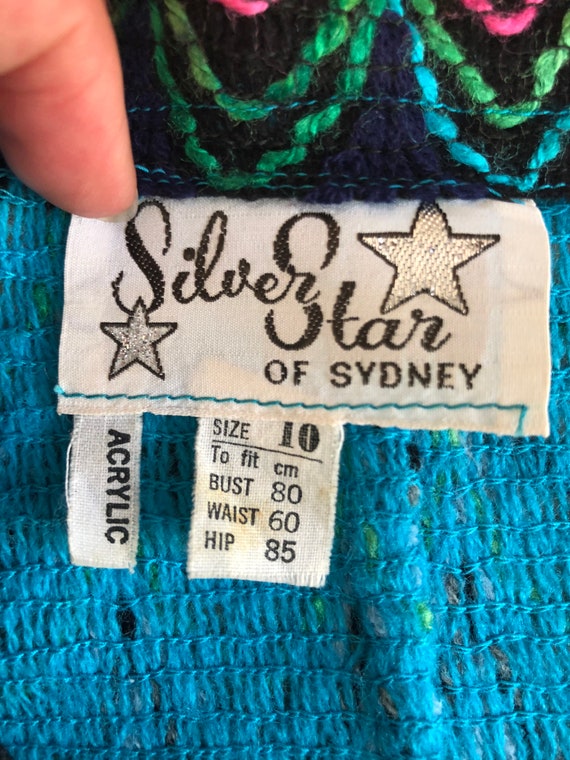 Vintage “Silver Star of Sydney” multicoloured kni… - image 8