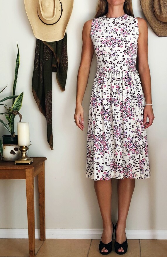 sleeveless high neck midi dress
