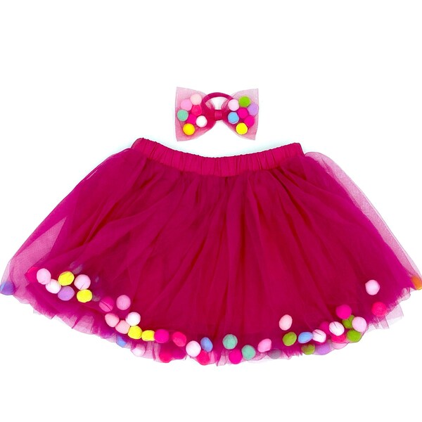 Hot Pink Tulle Skirt - Etsy