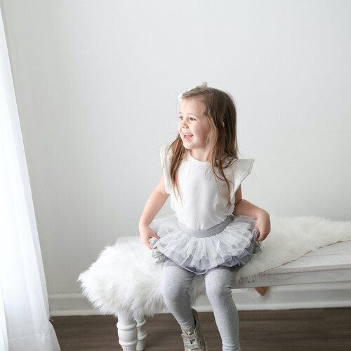 Kids Tutu Leggings Pink or Gray Baby and Toddler Leggings - Etsy Singapore