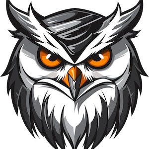 Owl Vector Mascot SVG