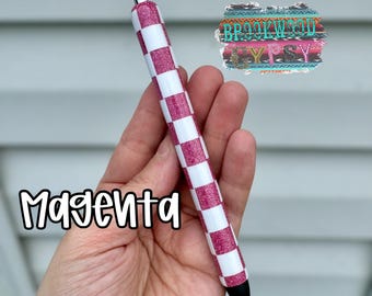 Bolígrafos con purpurina, bolígrafo con estampado a cuadros, bolígrafo de gel con purpurina, bolígrafos Ink Joy, bolígrafos con purpurina personalizados, bolígrafo para enfermeras, bolígrafo para profesores, bolígrafos de gel para oficina, regalo para profesores.