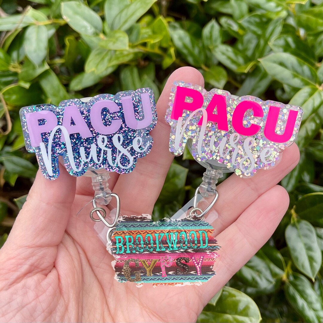 PACU Nurse Badge Reel,nurses Badge Reel, Medical Badge Reel