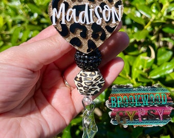 Leopard Badge Reel,Leopard Print,Heart Badge Reel,Cute Badge Reel,Leopard Spots,Medical Badge Reel,Nurses Badge Reel,Nurses Gift,