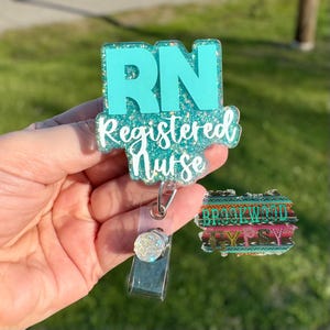 RN Badge Reel,Registered Nurse Badge Reel,Nurse Badge Reel, Medical Badge Reel,Glitter Badge Reel,RN Gift,Registered Nurse Gift,Nurses week