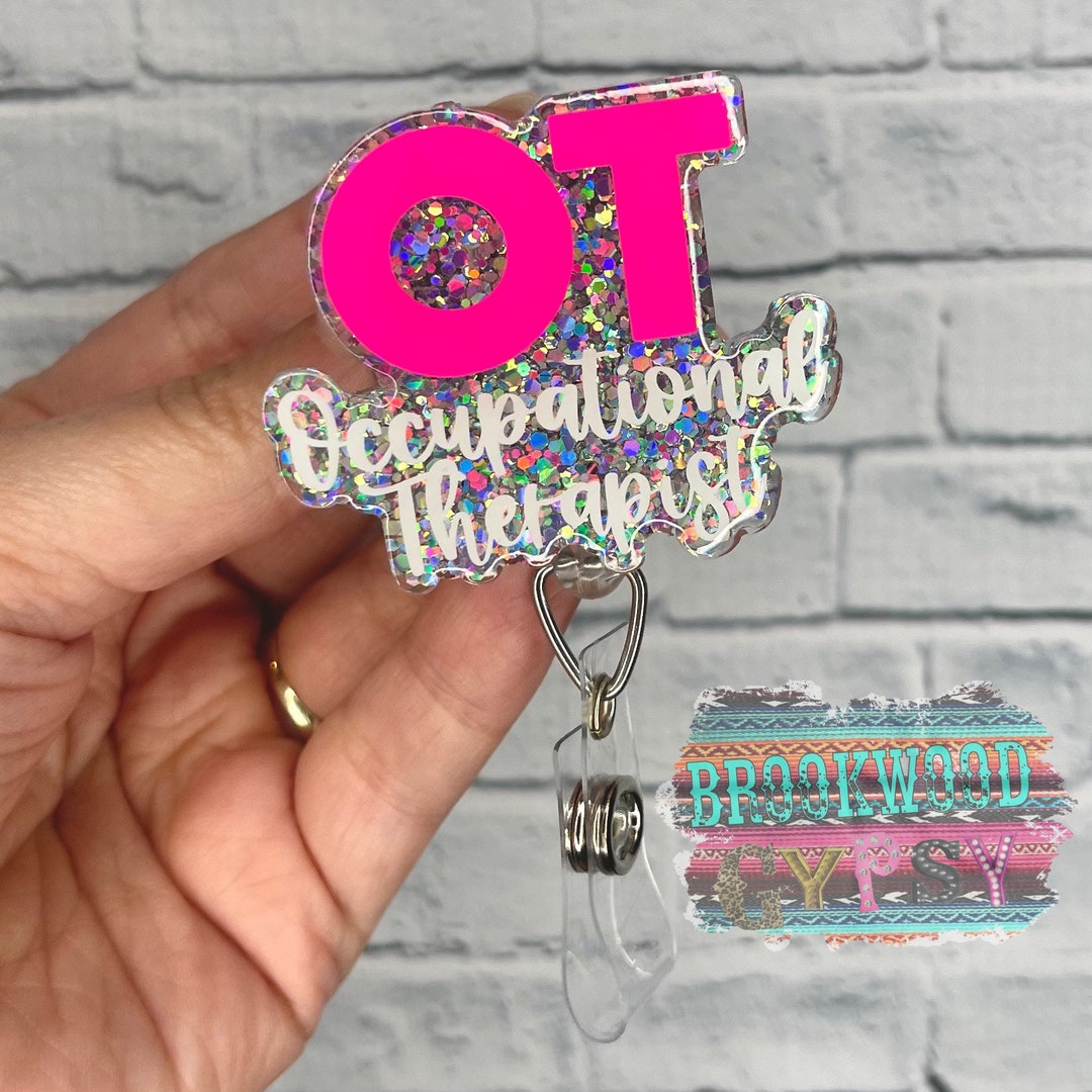 Occupational Therapist Badge Reel,ot Badge Reel,occupational Therapy